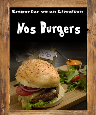 Nos Burgers Gourmands